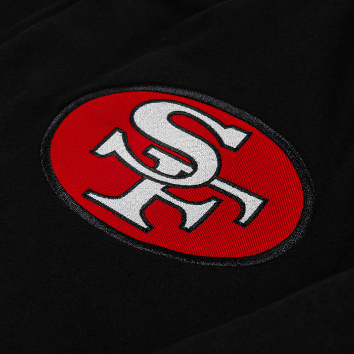 Shoe Palace Exclusive San Francisco 49ers Throwback Wool Mens Jacket (Black/Gold)