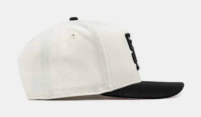 Shoe Palace Exclusive San Francisco Giants Curve Rose 950AF Snapback Mens Hat (Beige/Black)