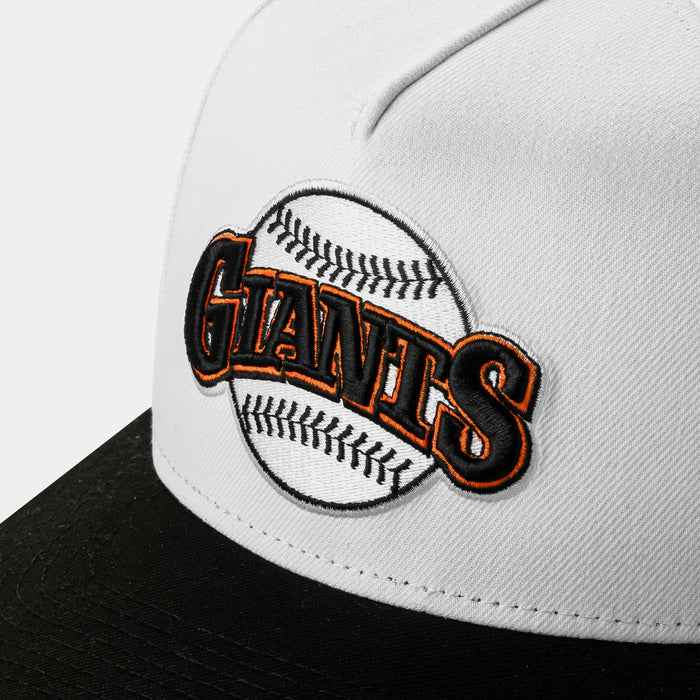 Shoe Palace Exclusive San Francisco Giants Two Tone 950AF Snapback Mens Hat (White/Black)