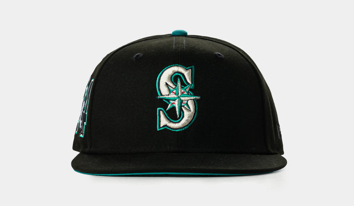 Shoe Palace Exclusive Seattle Mariners 59fifty Fitted Mens Hat (Black/Green)