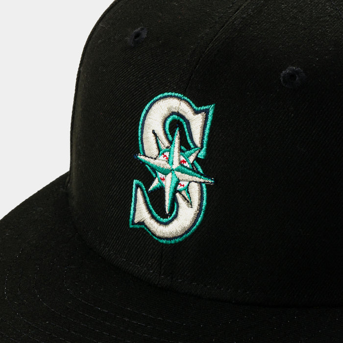 Shoe Palace Exclusive Seattle Mariners 59fifty Fitted Mens Hat (Black/Green)