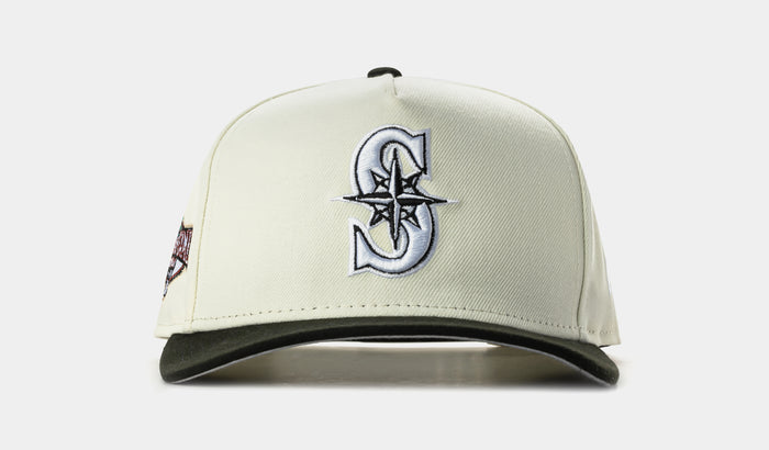 Shoe Palace Exclusive Seattle Mariners 950AF Snapback Mens Hat (Chrome/Black)
