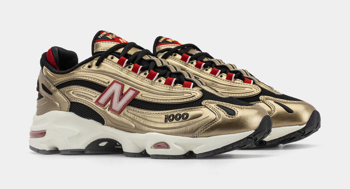 Shoe Palace Exclusive x New Balance 1000 Mens Lifestyle Shoes (Metallic Gold/Black)