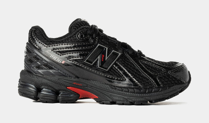 Shoe Palace Exclusive x New Balance 1906 Preschool Running Shoes (Black/Red)