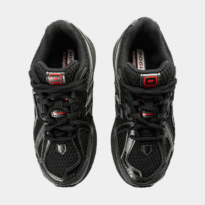 Shoe Palace Exclusive x New Balance 1906 Preschool Running Shoes (Black/Red)