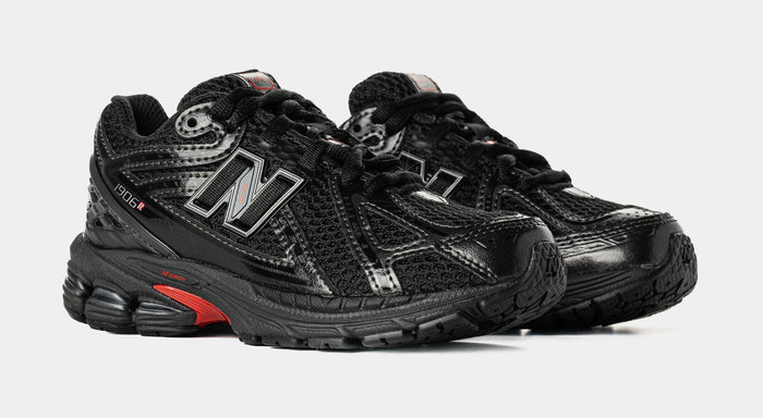 Shoe Palace Exclusive x New Balance 1906 Preschool Running Shoes (Black/Red)