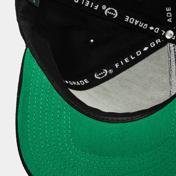 Shooters Shoot Black Trucker Mens Hat (Black/White)