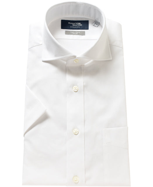 Short Sleeve Shirt - Cutaway Panama J-Tech Easy Care