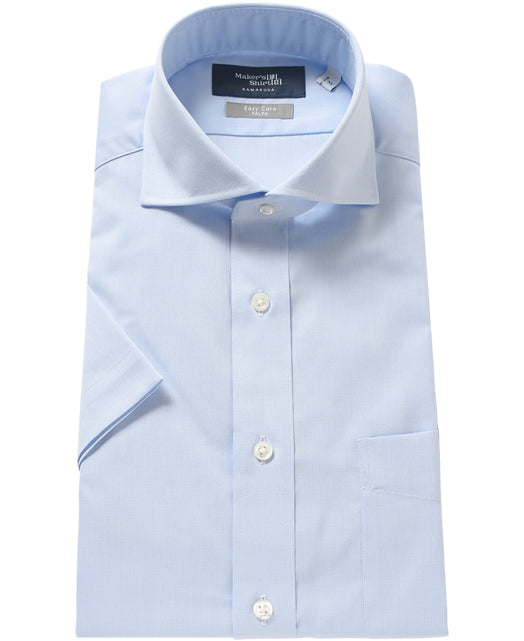 Short Sleeve Shirt - Cutaway Panama J-Tech Easy Care