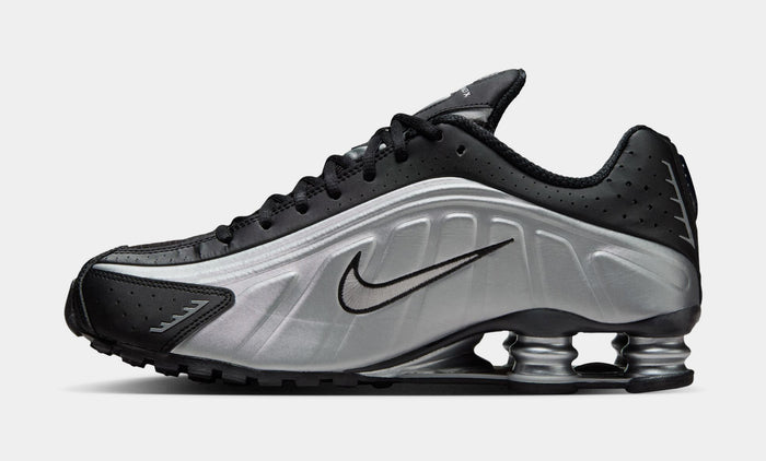 Shox R4 Mens Running Shoes (Metallic Silver/Black/Metallic Silver/Metallic Silver)