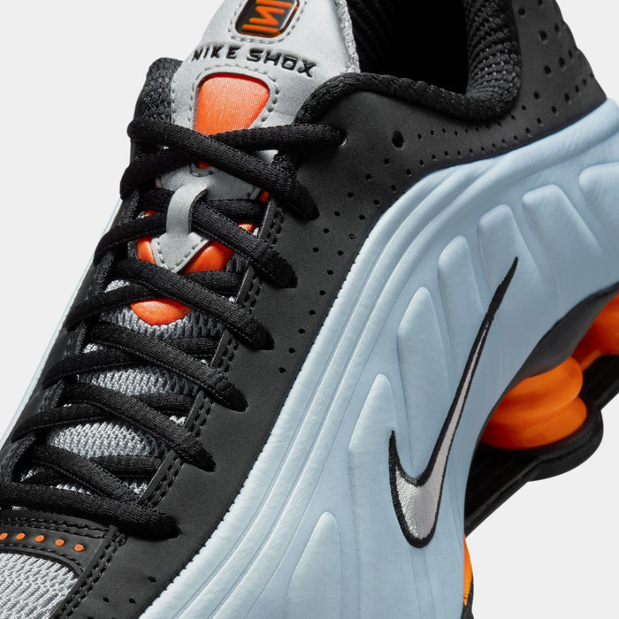 Shox R4 Womens Running Shoes (Blue Tint/Total Orange/Black/Metallic Silver)