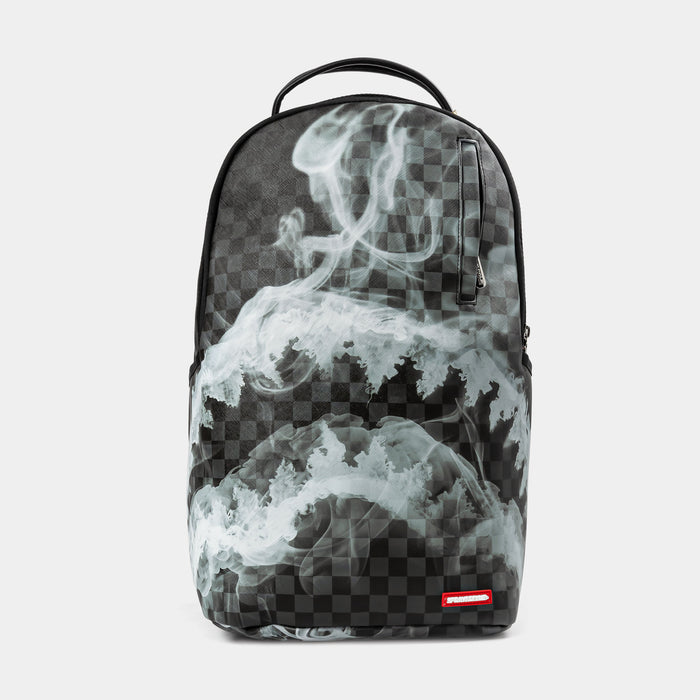 Sip N' Smoke Mens Backpack (Black/White)