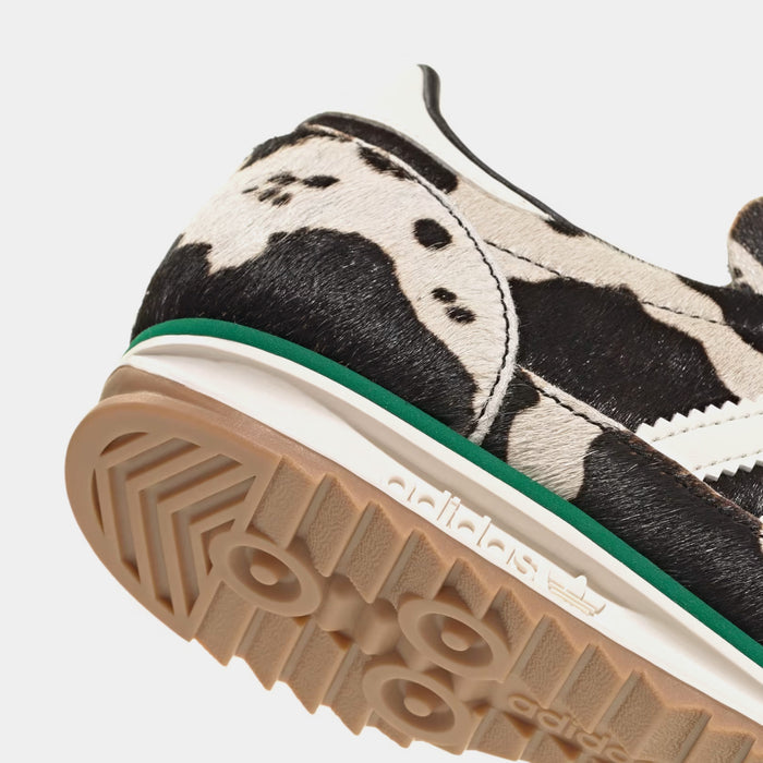 SL72 Cow Print Womens Lifestyle Shoes (Core Black/Off White/Court Green)