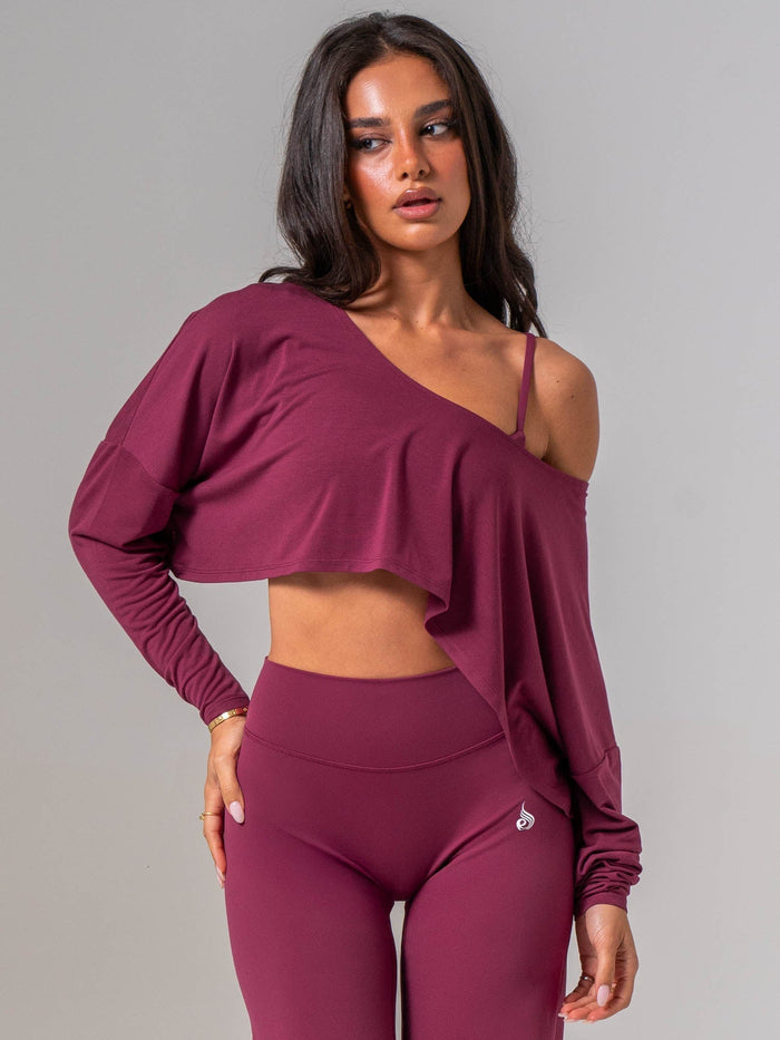 Slouchy Off Shoulder Top - Cola Clothing Ryderwear