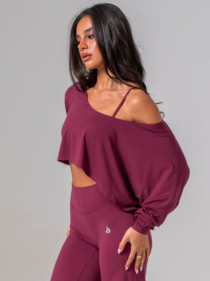 Slouchy Off Shoulder Top - Cola Clothing Ryderwear