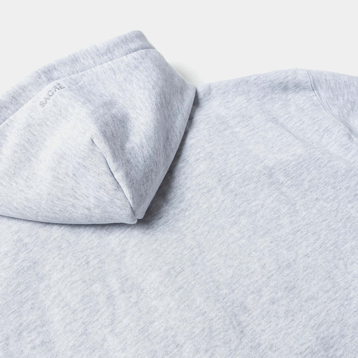 Soft Fleece Zip Up Womens Hoodie (Grey)