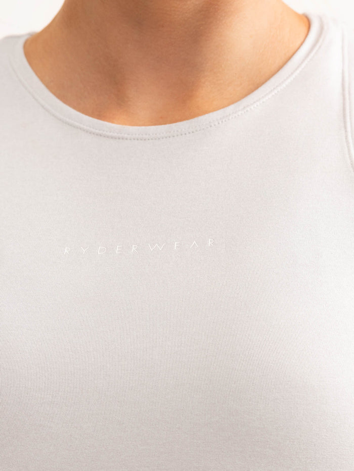 Soft Tech Slim Fit Tank - Grey Marl Clothing Ryderwear