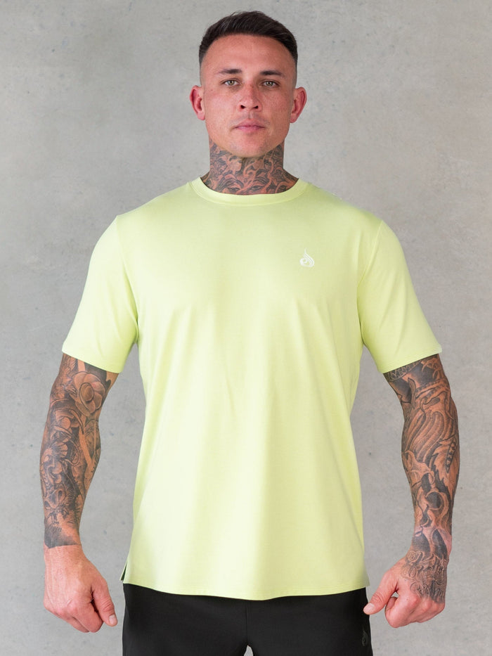 Soft Tech T-Shirt - Lime Marl Clothing Ryderwear