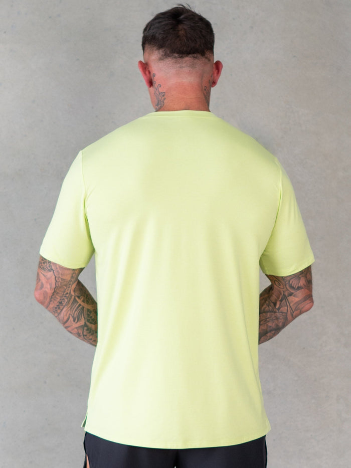 Soft Tech T-Shirt - Lime Marl Clothing Ryderwear