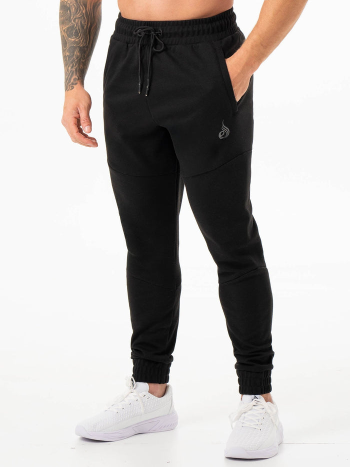 Soft Tech Trackpants - Black Clothing Ryderwear