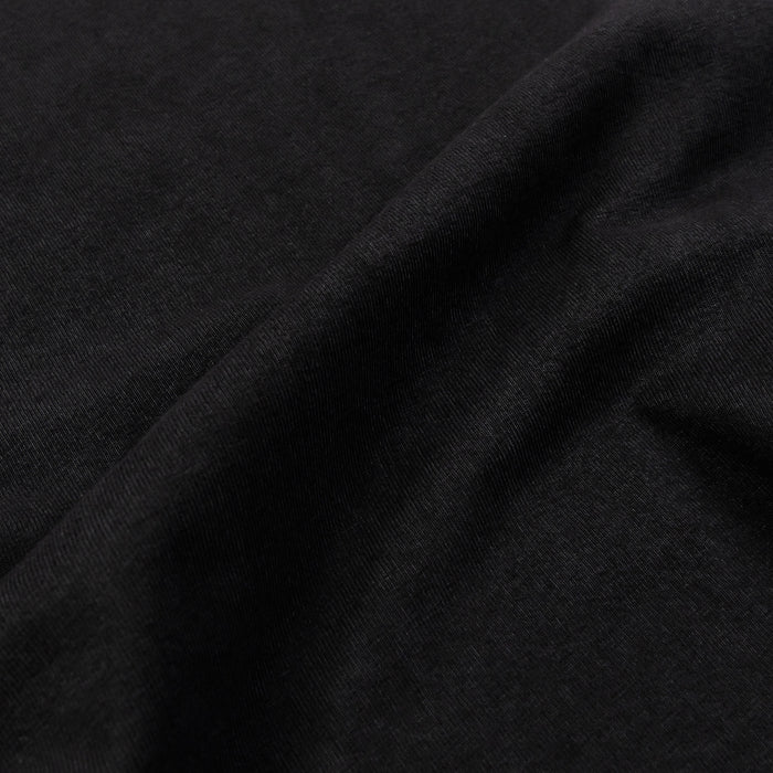 Solid Washed Out Mens Short Sleeve Shirt (Black)