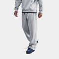Solo Swoosh Open Hem Trousers Mens Pants (Dark Grey Heather/Light Smoke Grey/White)
