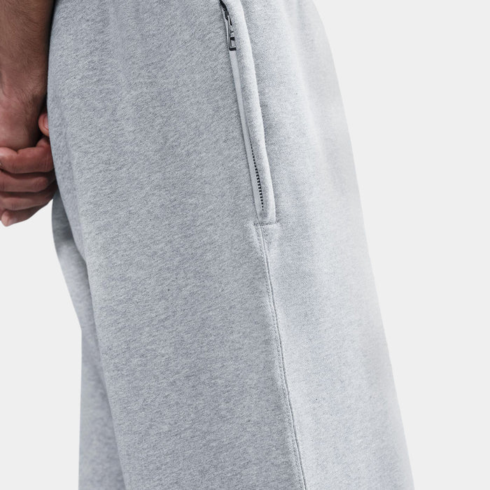 Solo Swoosh Open Hem Trousers Mens Pants (Dark Grey Heather/Light Smoke Grey/White)