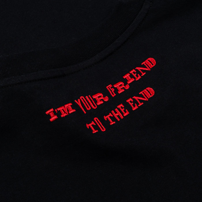 SP x Chucky Friend To The End Mens Long Sleeve Shirt (Black/Red)