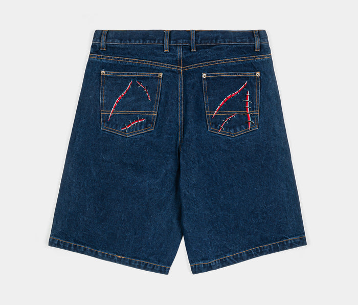 SP x Chucky Good Guy Denim Mens Shorts (Blue/Red)
