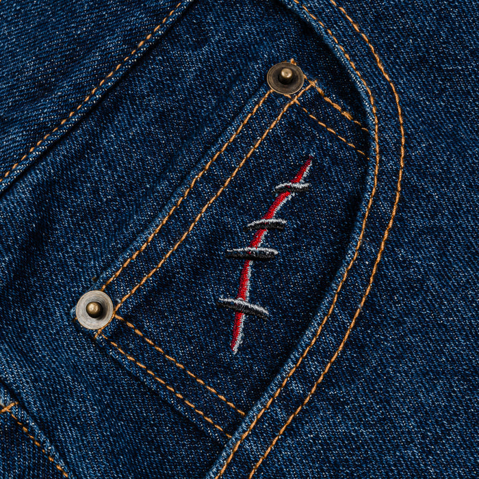 SP x Chucky Good Guy Denim Mens Shorts (Blue/Red)