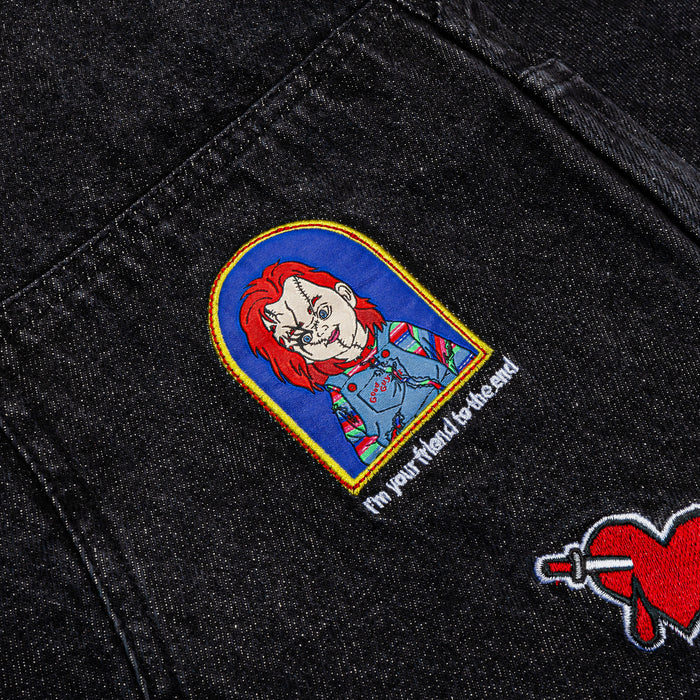 SP x Chucky Good Guys Double Knee Mens Pants (Black/Red)