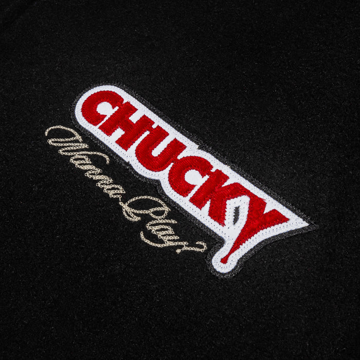 SP x Chucky Good Guys Varsity Mens Jacket (Blue/Cream)
