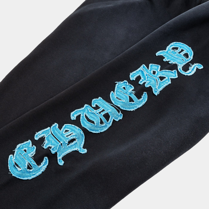 SP x Chucky Heart Washed Mens Sweatpants (Black/Blue)