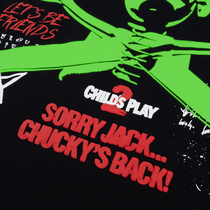 SP x Chucky Hi Im Chucky Mens Short Sleeve Shirt (Black/Green)
