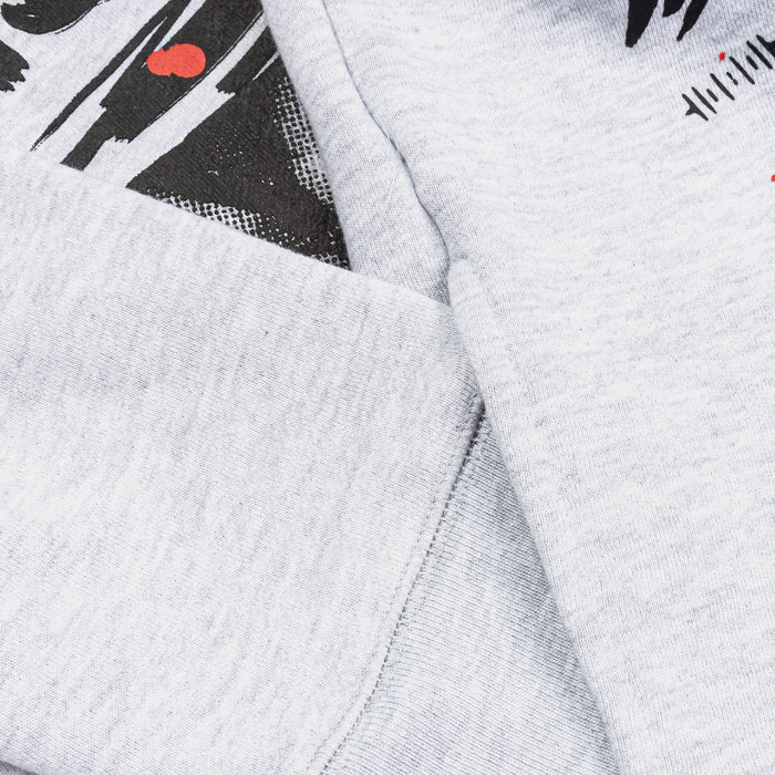 SP x Chucky Its Play Time Zip Up Mens Hoodie (Grey/Red)