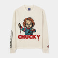SP x Chucky Players Club Thermal Mens Long Sleeve Shirt (White/Red)