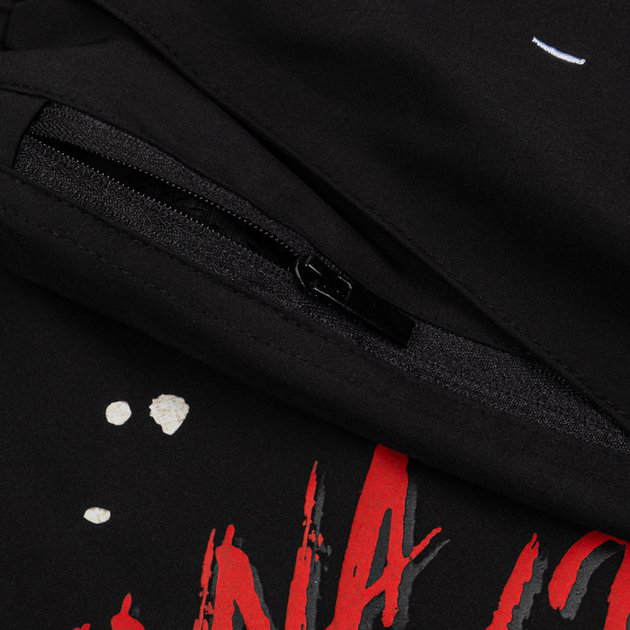 SP x Chucky Snitches Get Stitches Hybrid Mens Shorts (Black/Red)
