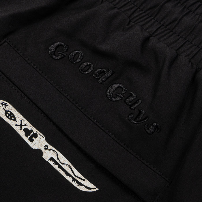 SP x Chucky Snitches Get Stitches Hybrid Mens Shorts (Black/Red)