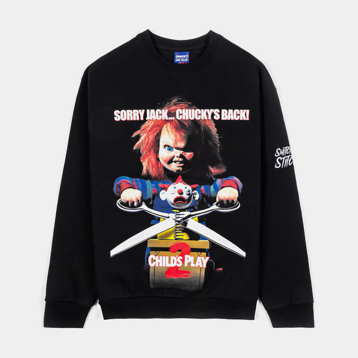 SP x Chucky Sorry Jack Mens Long Sleeve Shirt (Black/Red)