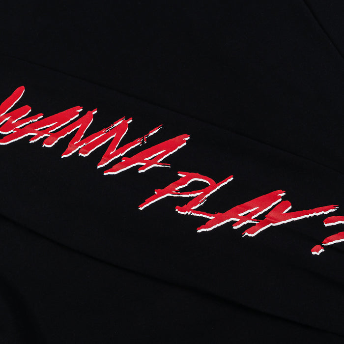 SP x Chucky Wanna Play Mens Long Sleeve Shirt (Black/Red)