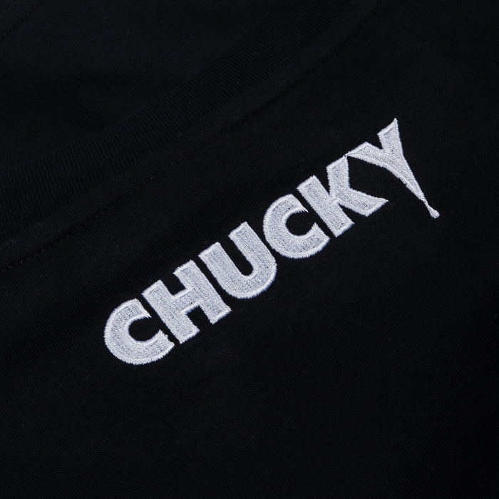 SP x Chucky Wanna Play Mens Long Sleeve Shirt (Black/Red)