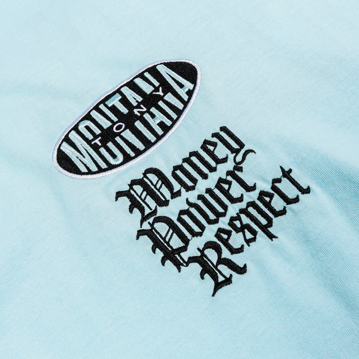 SP x Scarface Respect Mens Short Sleeve Shirt (Blue/Red)