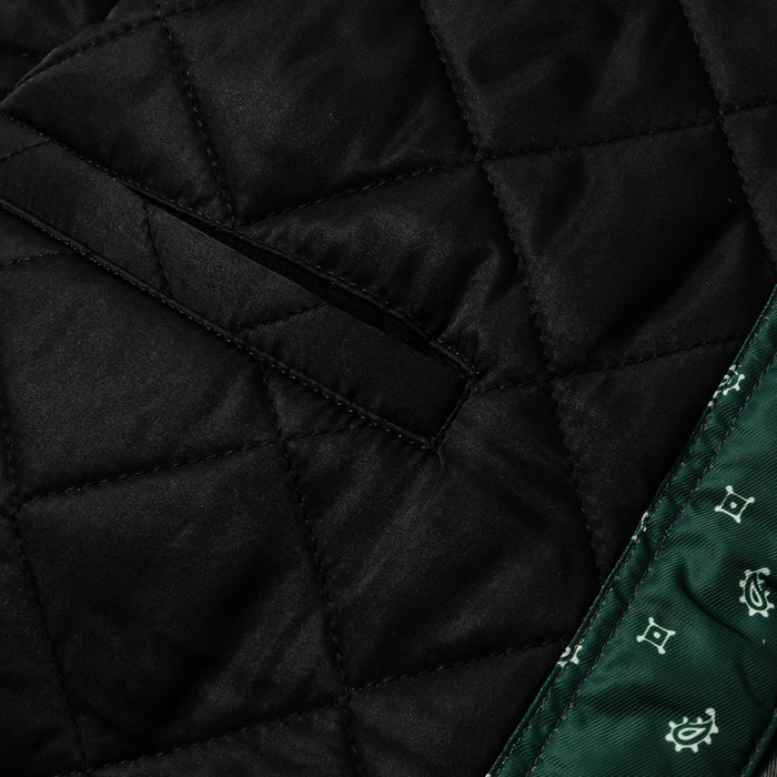 SP x Scarface Satin Paisley Mens Jacket (Green/White)