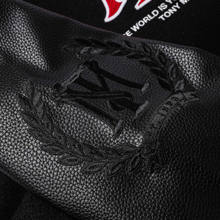 SP x Scarface TWIY Varsity Jacket (Black/Red)