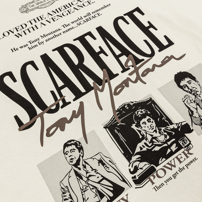 SP x Scarface Vengeance Light Mens Short Sleeve Shirt (Beige/Taupe)