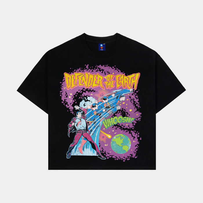 SP x Superman Defender Mens Short Sleeve Shirt (Black/Purple)