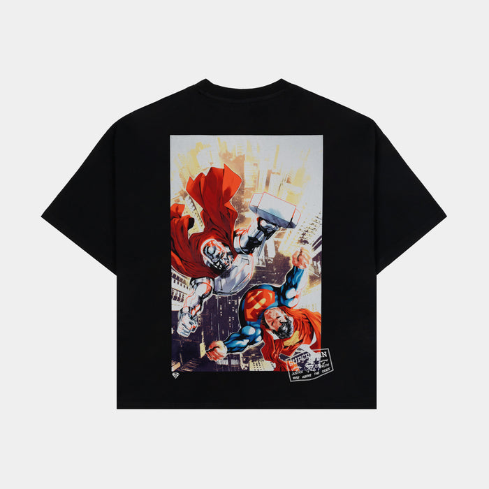 SP x Superman Soaring Mens Short Sleeve Shirt (Black/Blue)