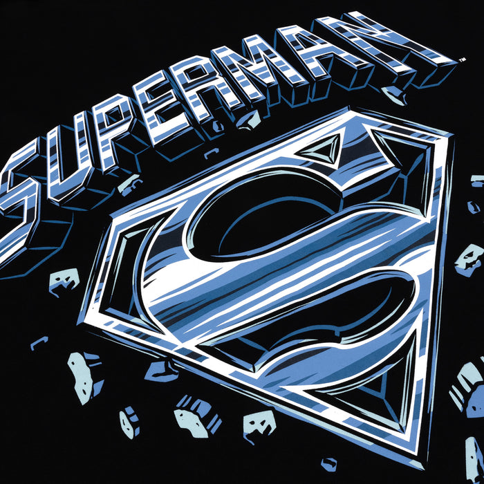 SP x Superman Soaring Mens Short Sleeve Shirt (Black/Blue)