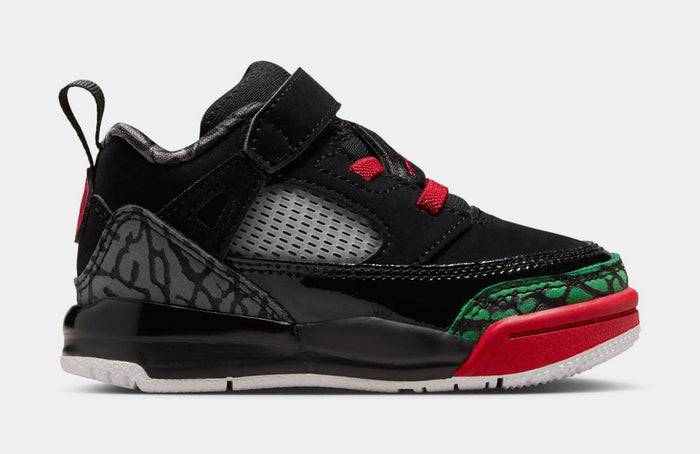 Spizike Low Infant Toddler Lifestyle Shoes (Black/Vasity Red/Classic Green/White)
