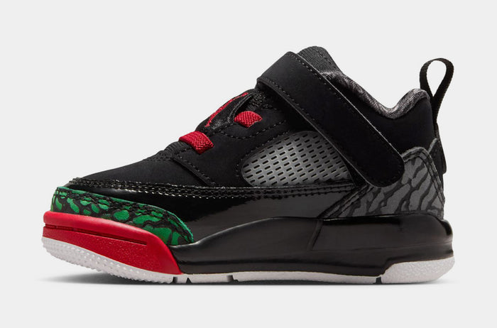 Spizike Low Infant Toddler Lifestyle Shoes (Black/Vasity Red/Classic Green/White)